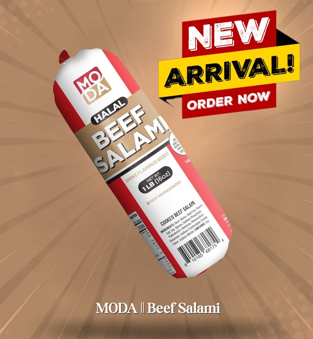 Moda Beef Salami, 16oz (454g)